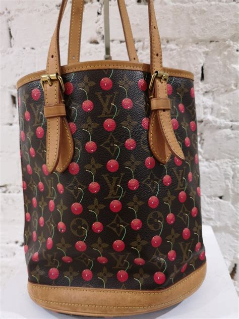 lv cherry bucket bag|louis vuitton cherry bag.